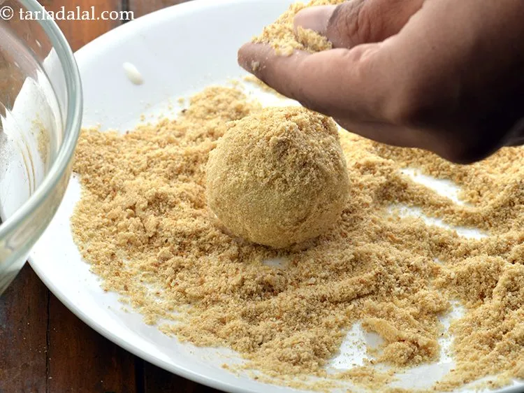 Step 16 – Roll them in the breadcrumbs till they are evenly coated from all the sides. Always …