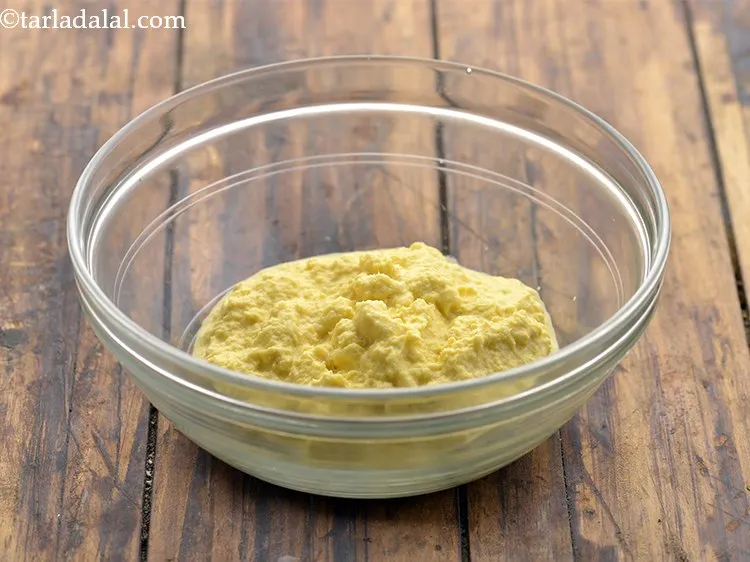 Step 4 – Transfer the sweet corn mixture into a bowl.