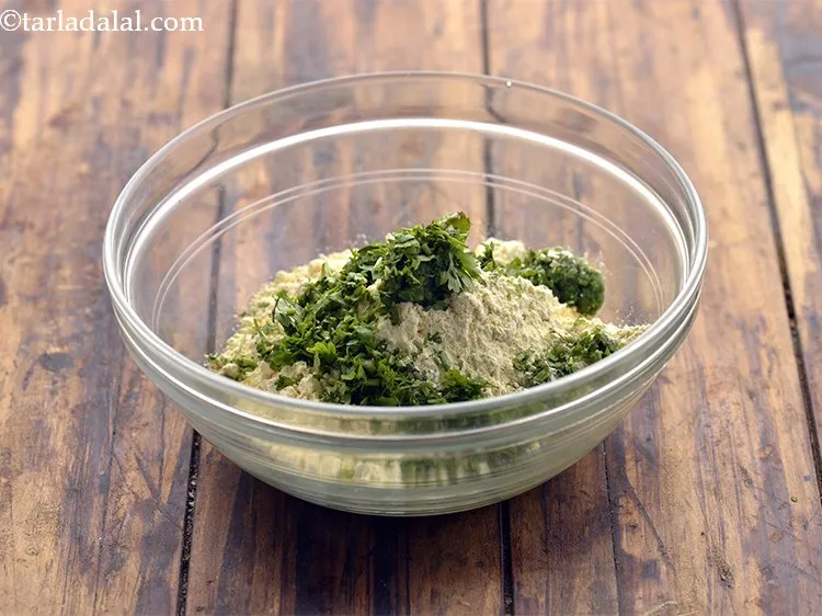 Step 7 – Add finely chopped coriander.