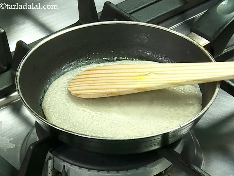 Step 9 – Cook the other side for 30 seconds using a little melted butter.