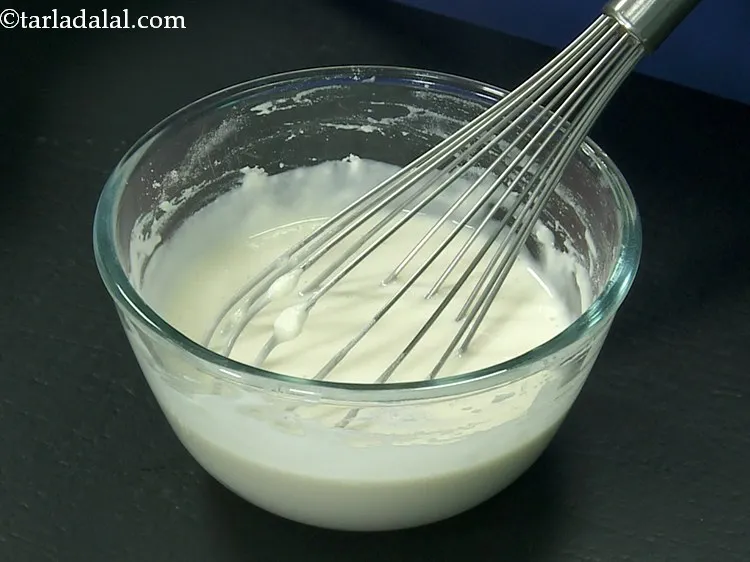 Step 4 – Whisk well until no lumps remain and the pancake batter is ready.