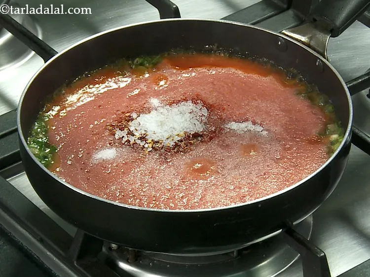 Step 32 – Add salt and sugar.