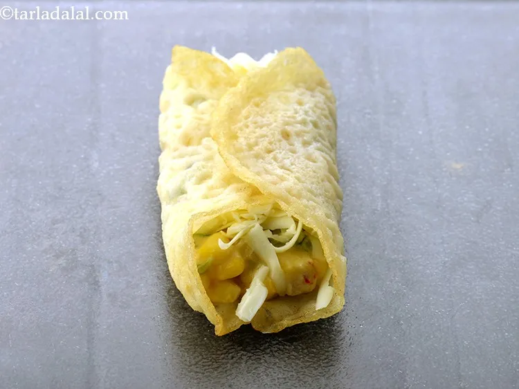 Step 38 – Fold one side over the other to make a roll.