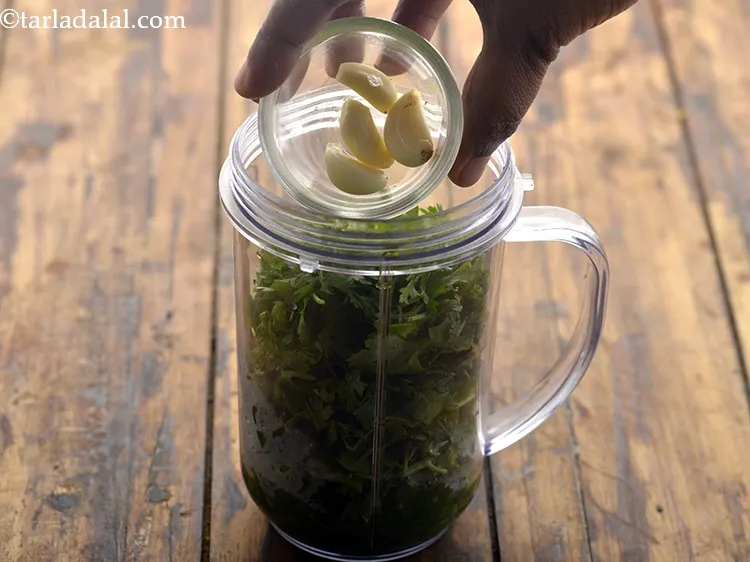 Step 8 – Add garlic.