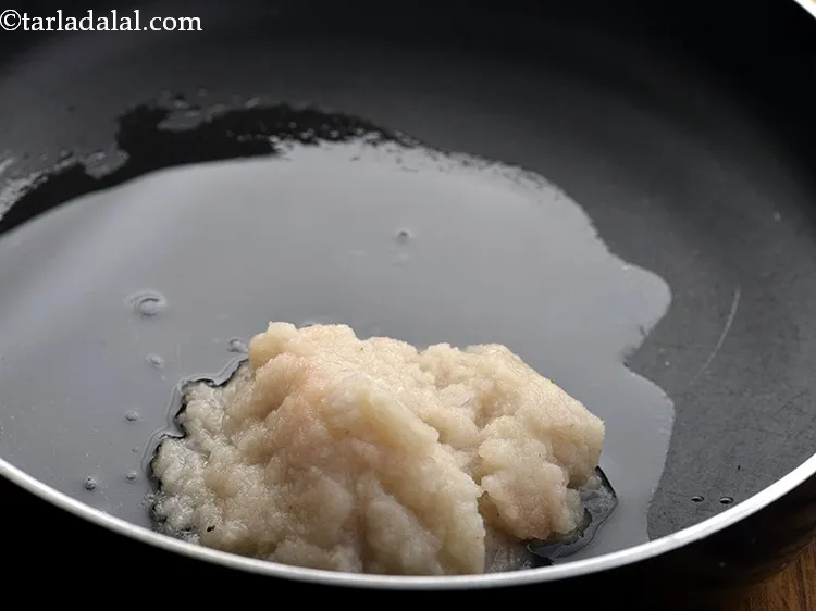 Step 13 – Add the onion paste.