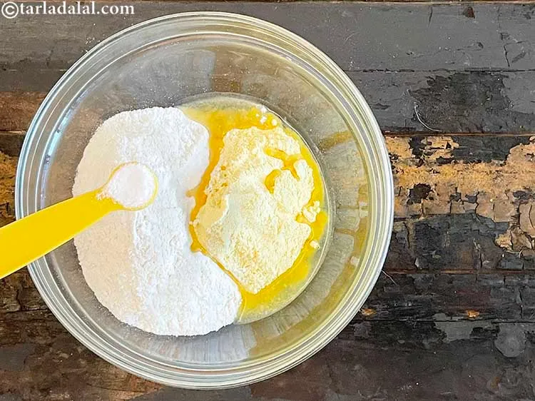 Step 6 – <meta charset="UTF-8" />Add 3/4 tsp salt.