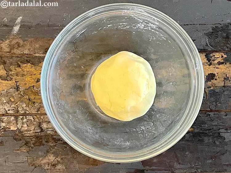 Step 8 – Knead the dough well.