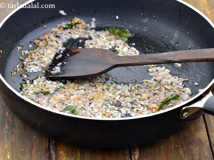 Step 16 – Saut&eacute; on a medium flame for 1 minute.