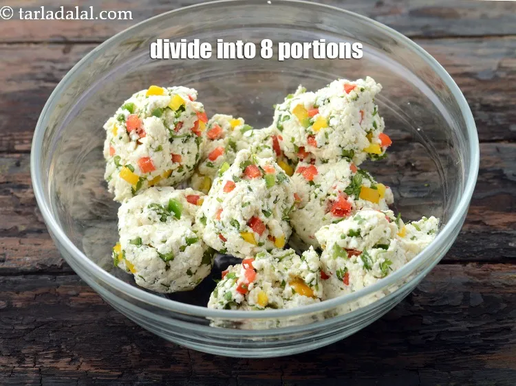 Step 15 – Divide the mixture into 8 equal portions.