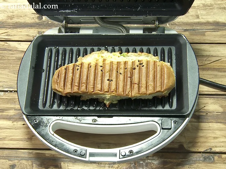 Step 21 – After 5 minutes, this is how c<strong>ream cheese veg panini recipe | cream cheese sandwich …