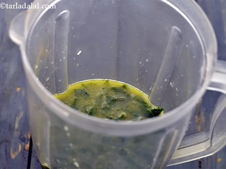 Step 20 – Allow the mixture to cool completely. Once cooled, transfer to a mixer jar.