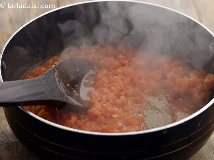 Step 6 – Mix well and cook on a medium flame for 8 to 10 minutes or until …