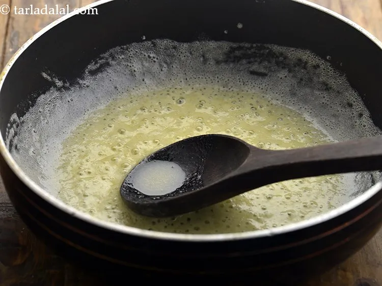Step 13 – Saut&eacute; on medium flame for 1 minute