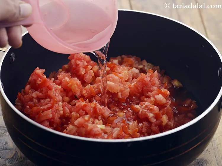 Step 3 – Add 1 cup of water. Instead of water you can even make use of vegetable …