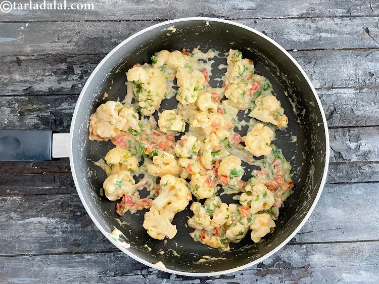 स्टेप 34 – <strong>मलाई गोभी सब्ज़ी</strong> को | <strong>आसान मलाई गोभी | 10 …