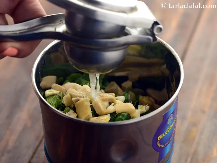 Step 7 – Add lemon juice.