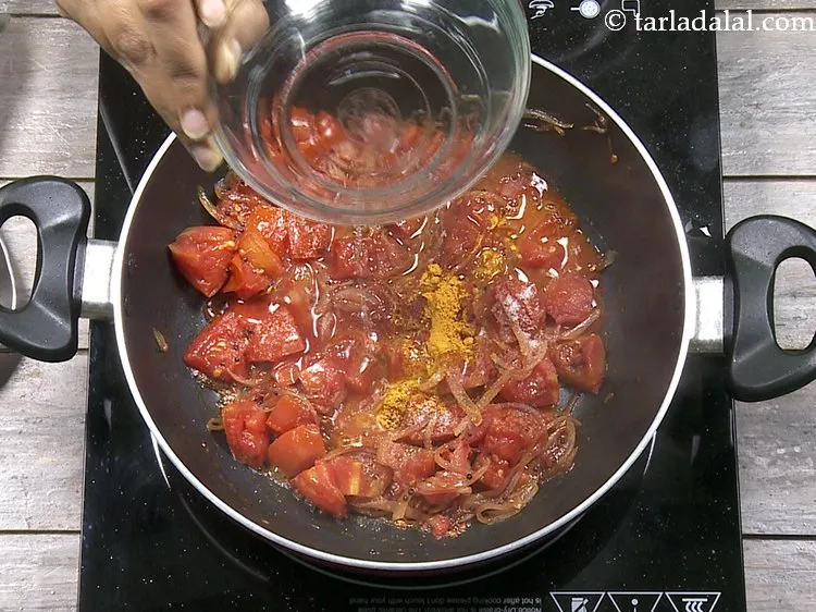 Step 18 – Also add &frac14; cup of water for cooking.&nbsp;