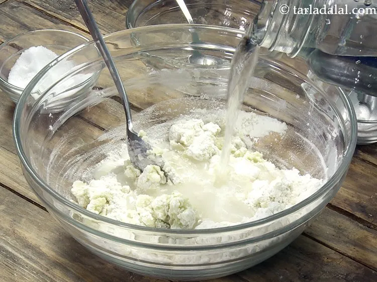 Step 14 – Add salt and approx. 1 cup of water.&nbsp;Ensure the batter is not too thick or …