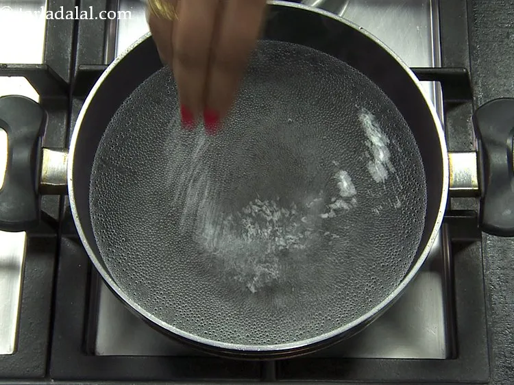 Step 7 – Add a little salt to it.