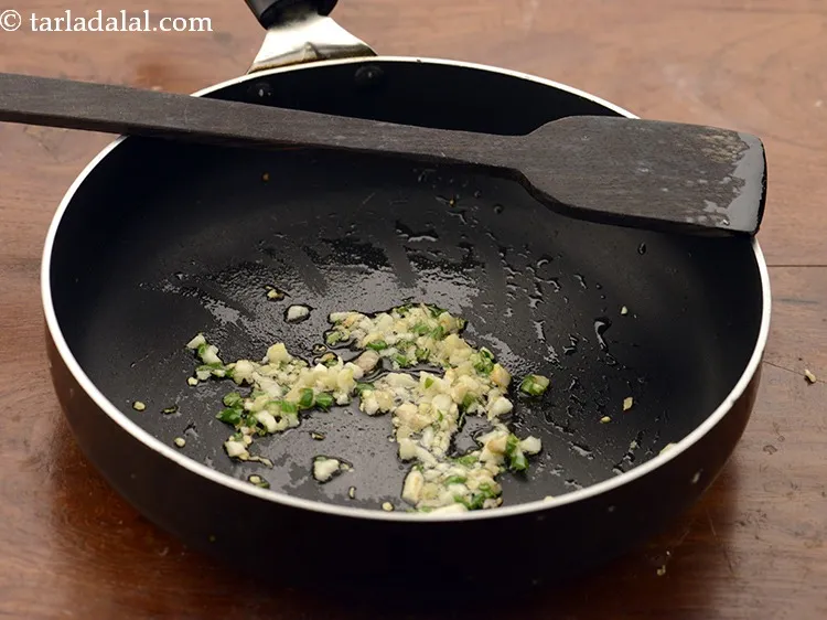 Step 25 – Saut&eacute; on a medium flame for a few seconds.