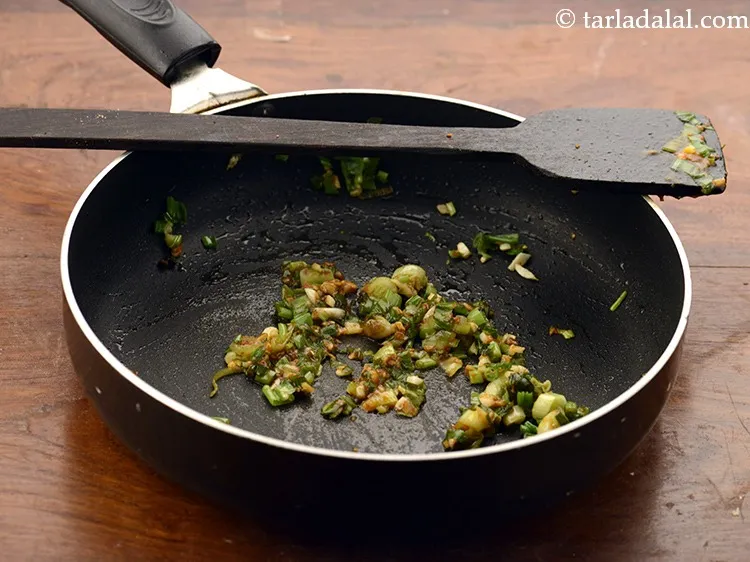 Step 27 – Saut&eacute; on a medium flame for a few seconds.