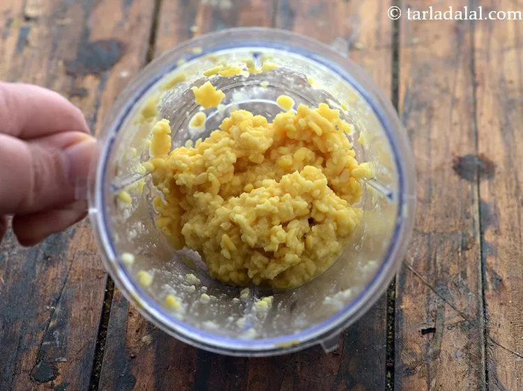 Step 5 – Blend it coarsely. This is how it looks.