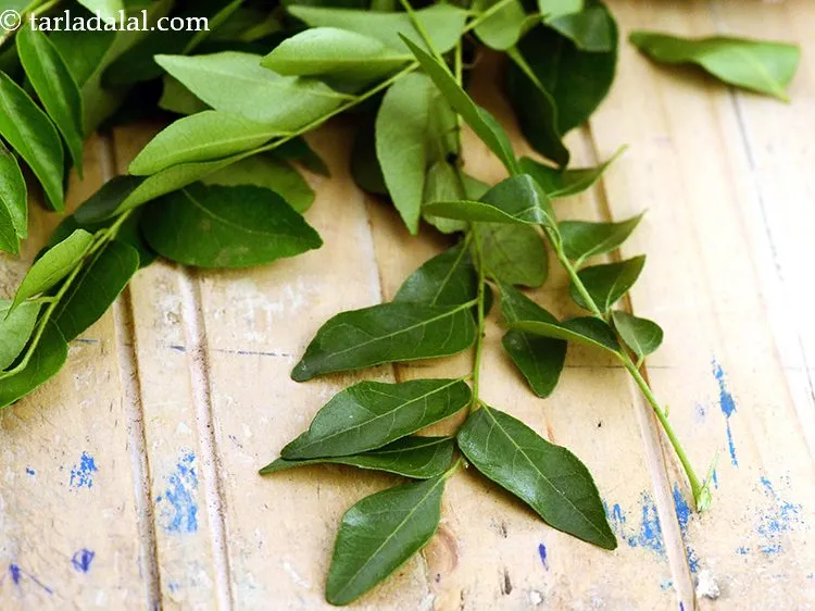 Step 25 – Add 5&nbsp;<a href="https://www.tarladalal.com/glossary-curry-leaves-kadi-patta-kadipatta-388i">curry leaves (kadi patta)</a>.&nbsp;Curry leaves have <a href="https://www.tarladalal.com/recipes-for-antioxidant-rich-1054" target="_blank">antioxidant</a>, antimicrobial and anti inflammatory …