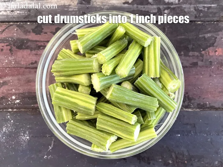 Step 6 – <meta charset="UTF-8" /> Wash and clean the drumstick thoroughly. Chop off the top a bit …