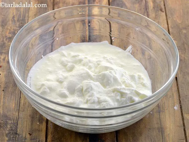 Step 1 – For making <strong>Dahi Bhendi</strong>&nbsp;,the first step is to take a deep bowl and put the …