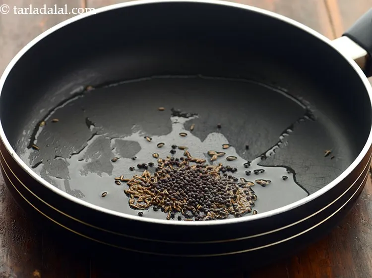 Step 14 – Add mustard seeds.