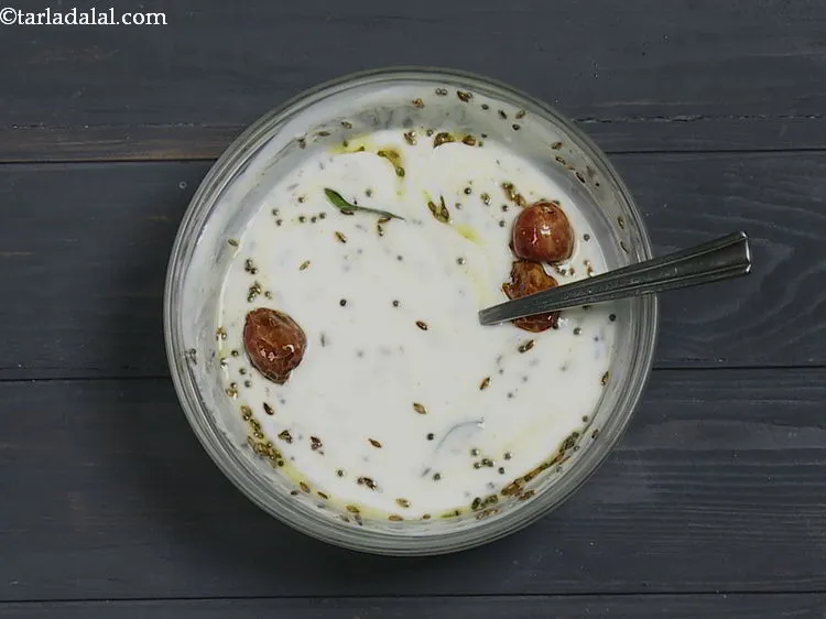 Step 11 – Mix well and our tempered dahi is ready to pour on idli. To learn how …