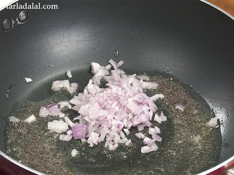 Step 13 – Add the onions.
