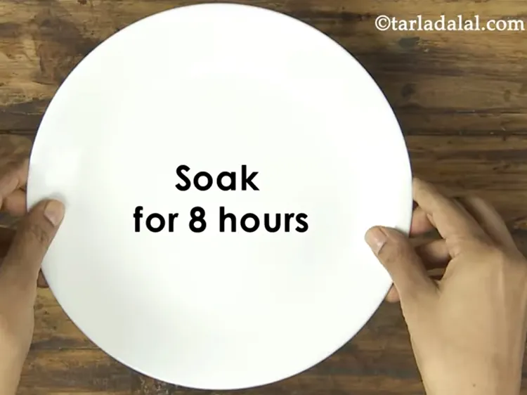 Step 3 – Pour enough water to soak the safed vatana. Cover with a lid and soak for …