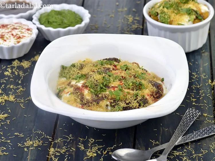 Step 37 – Serve the <strong>dahi ragda chaat</strong> immediately. You can serve the <strong>dahi ragda chaat</strong> warm or …