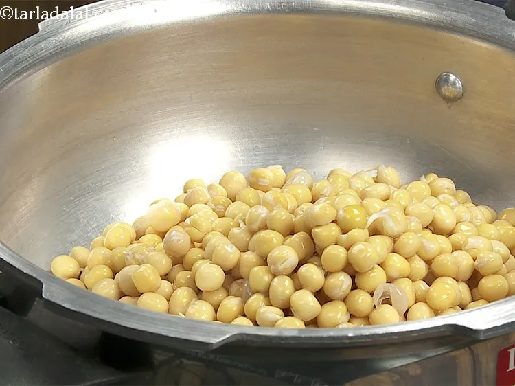 Step 6 – Transfer them to a pressure cooker.