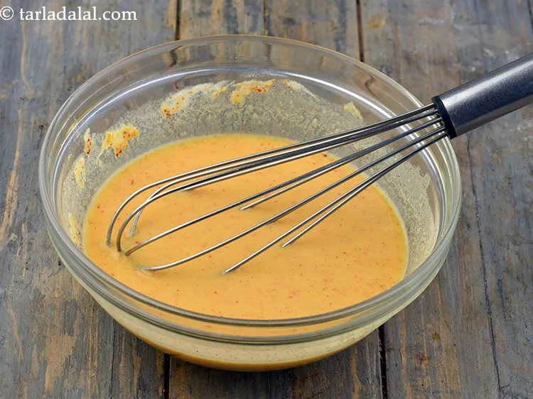 Step 31 – Mix well using a big spoon or preferably a whisk to form a smooth mixture. …