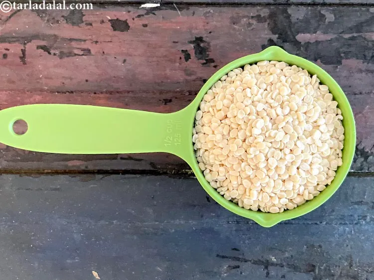 Step 3 – This is how urad dal looks.