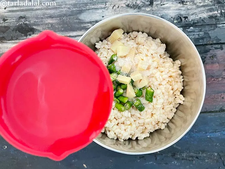 Step 12 – Add&nbsp;<meta charset="UTF-8" />&frac14; cup of water.