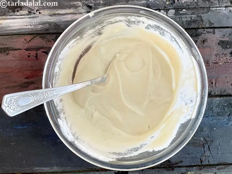 Step 14 – Put&nbsp;the batter into a glass bowl and mix thoroughly with a spoon for 1 minute. …