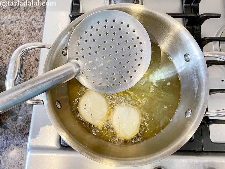 Step 20 – Fry for a bit one side.