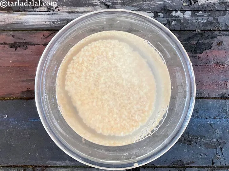 Step 5 – Urad dal is now clean.