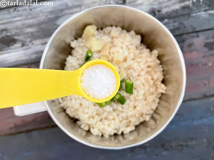 Step 11 – Add salt to taste.