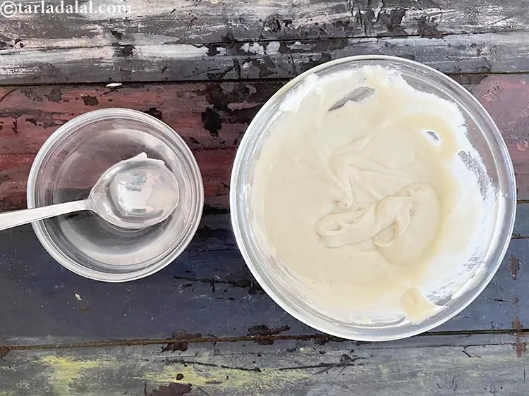 Step 45 – Every time after you put a portion of the batter to fry from a big …