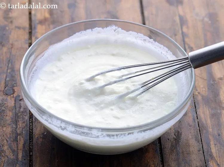 Step 13 – Whisk well and keep aside.