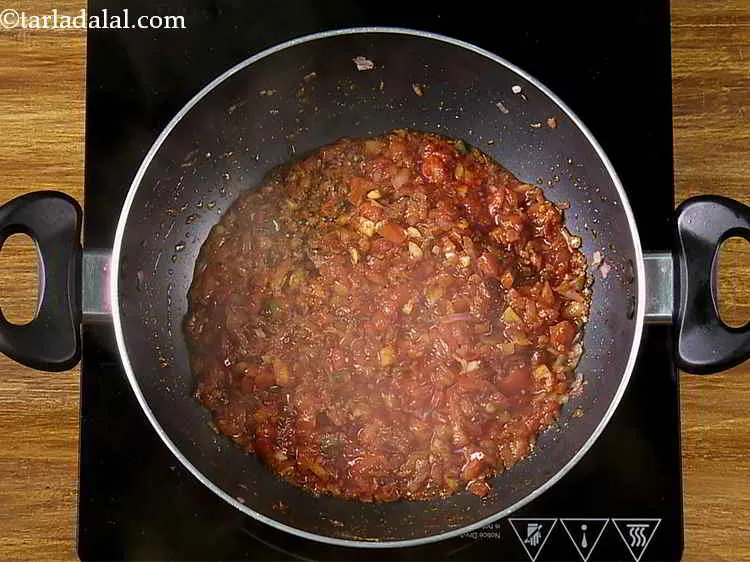 Step 21 – Mix well and cook on a medium flame for 1 minute.