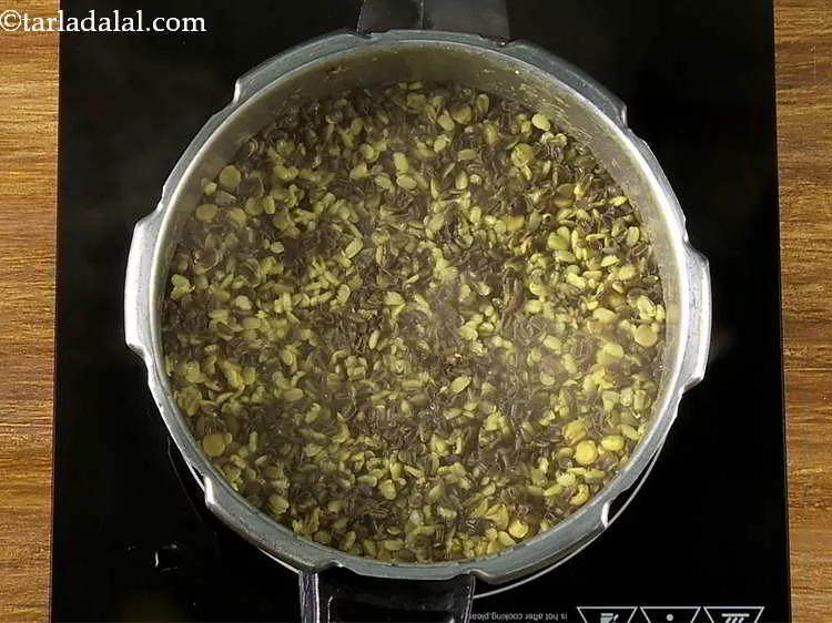 Step 10 – Allow the steam to escape before opening the lid. Keep aside. Be careful so that …