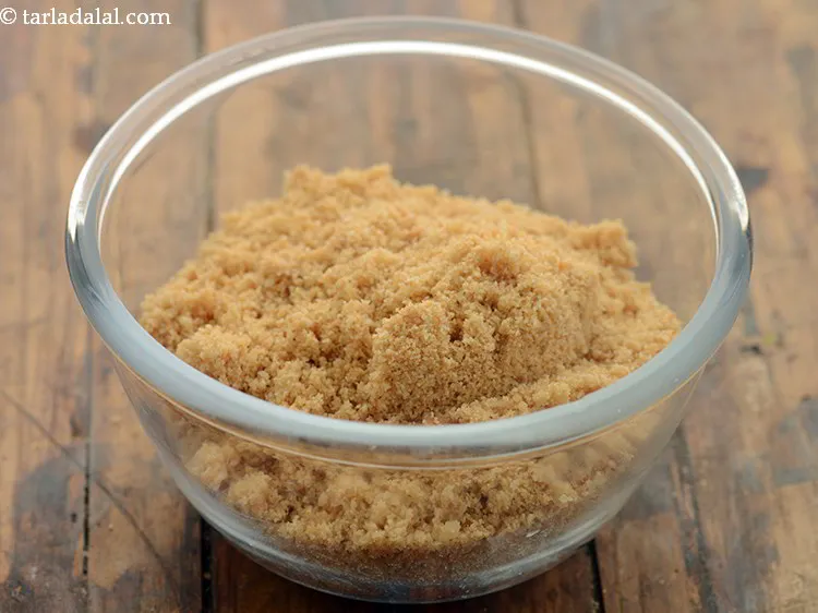 Step 17 – Remove the churma in a deep bowl. The texture should be like this.