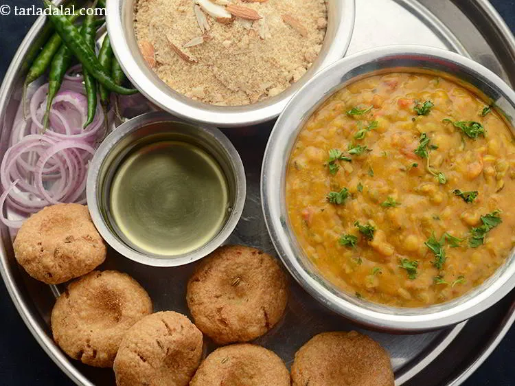 स्टेप 7 – यह रेसिपी <strong>दाल, बाटी और चूरमा</strong> ३ से १ का …