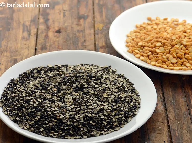 Step 2 – To make&nbsp;<strong>dal&nbsp;banjara recipe | Rajasthani dal&nbsp;banjara | healthy&nbsp;dal&nbsp;banjari |</strong>&nbsp;first pick and clean chilkewali urad dal …