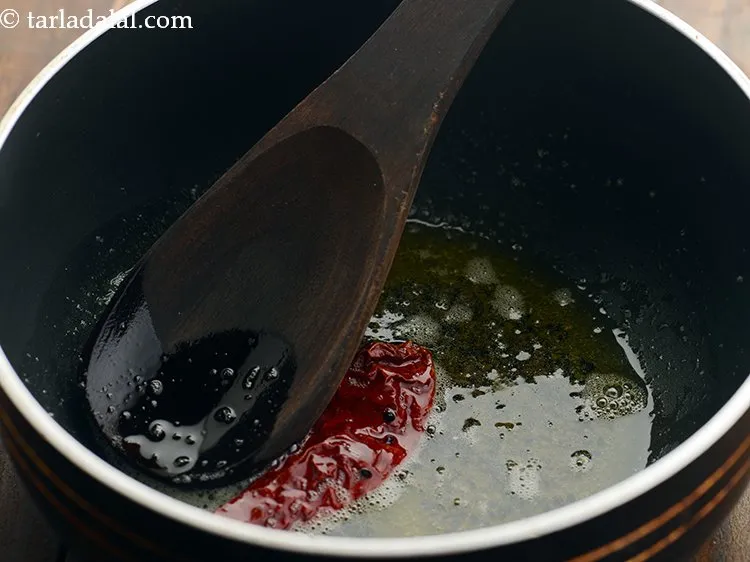 Step 16 – Mix well and saut&eacute; on a medium flame for a few seconds.